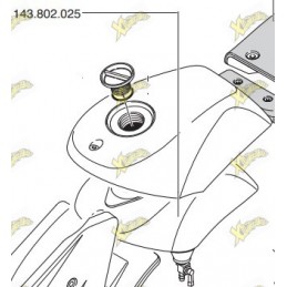 Serbatoio benzina minimoto...