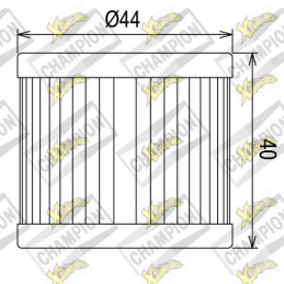 Oil filter COF031 Burgman...