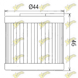 Filto olio COF468 Xciting...