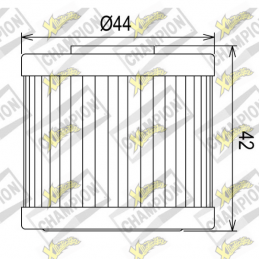 COF466 Downtown 125 oil filter