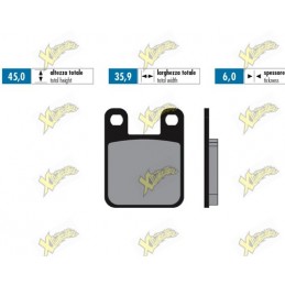 Polini sintered brake pads...