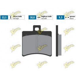 Polini sintered brake pads...