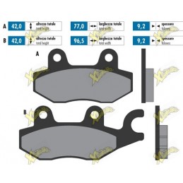 Brake pads for Kymco