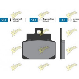 Polini sintered brake pads...