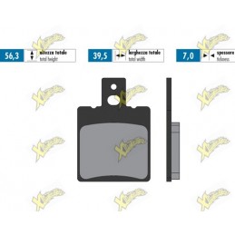 Polini sintered brake pads...