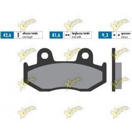 Honda sintered brake pads