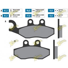 Polini sintered brake pads...