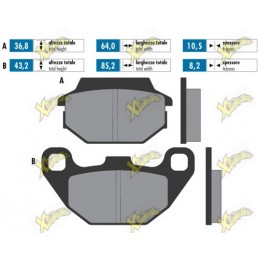 Polini original brake pads...