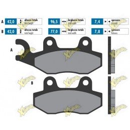 Polini original brake pads...