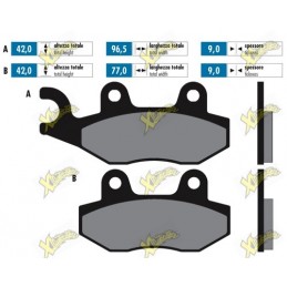 Polini original brake pads...