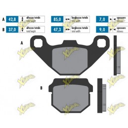 Original Polini brake pads...