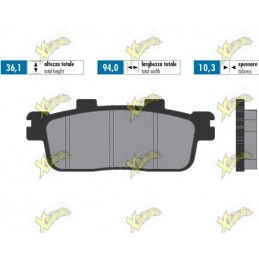 Polini original brake pads...