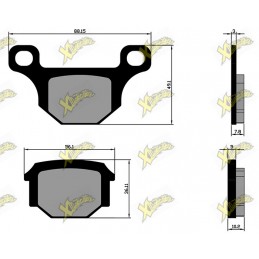 Rieju brake pads