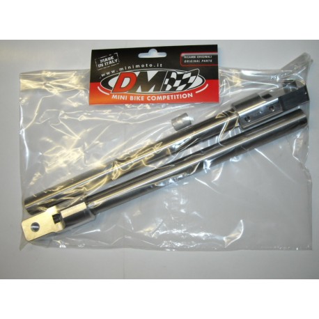 Coppia steli DM d. 22 + fodero ergal Mini GP / Stainless fork legs d.22+c.n.c.sheath Coppia steli DM d. 22 + fodero ergal Mini GP / Stainless fork legs d.22+c.n.c.sheath