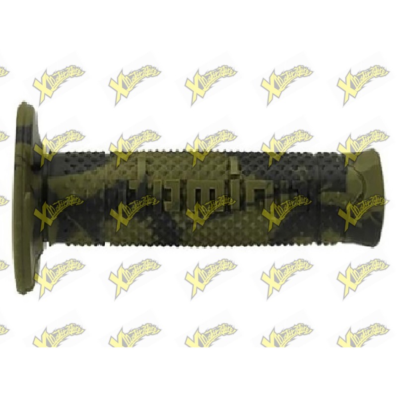 Domino camouflage motorcycle grips (pair)