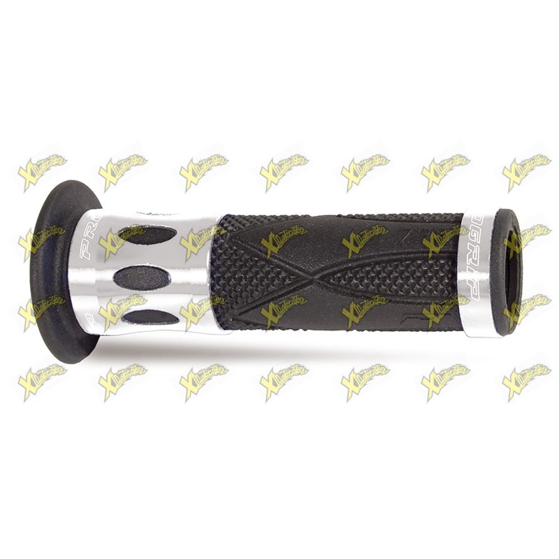 Manopole moto Progrip argento 728/B