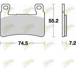 Braking 827CM55 sintered pads