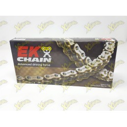 Red motorcycle chain EK...