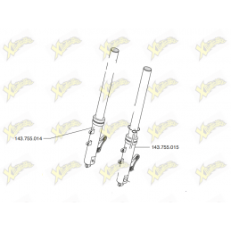 Polini 910 Rs minimoto fork...