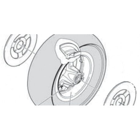 CERCHIO POLINI ANTERIORE 5" PER DOPPIO FRENO - WHEEL POLINI 5" FRONT FOR DOUBLE BRAKE CERCHIO POLINI ANTERIORE 5" PER DOPPIO FRENO - WHEEL POLINI 5" FRONT FOR DOUBLE BRAKE