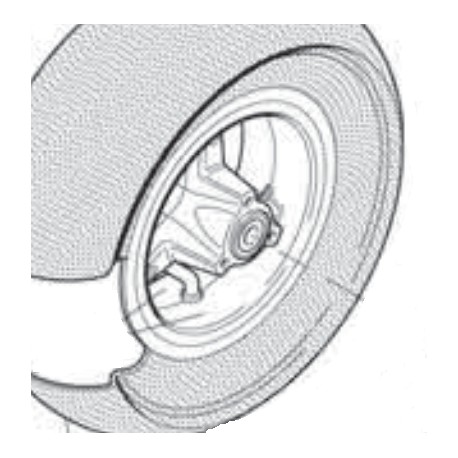 CERCHIO POLINI ANTERIORE 6" COMPLETO - WHEEL POLINI FRONT 6 "COMPLETE CERCHIO POLINI ANTERIORE 6" COMPLETO - WHEEL POLINI FRONT 6 "COMPLETE