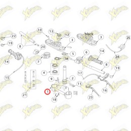 Lower steering plate Ohvale...