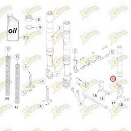 Ohvale Fork spacer 5mm...