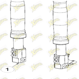 Ohvale RH CNC fork foot...