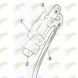 Ohvale Rear brake hose...