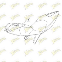 Ohvale GP-0 Cover tank...