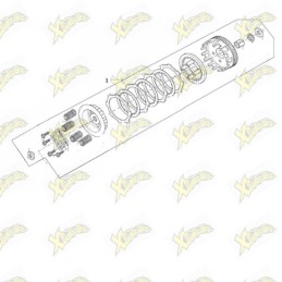 Assieme frizione Ohvale 110...