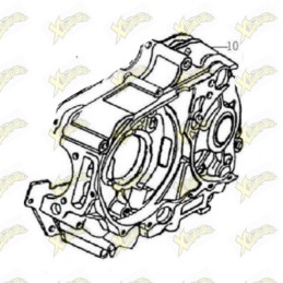 Ohvale Left crankcase block...