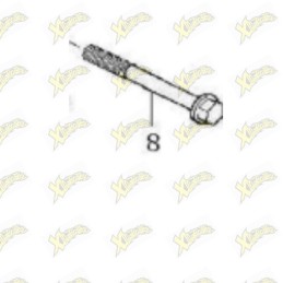 Vite M6x55 Ohvale 110 A...