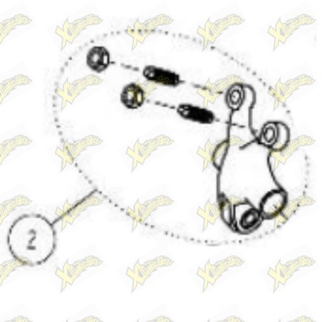 Ohvale Arm rocker roller intake comp 01.SD.0202.L