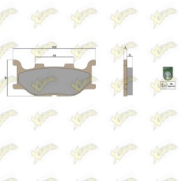 Malossi MHR Synt brake pads...