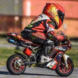 Minibike air filter racing X-F red