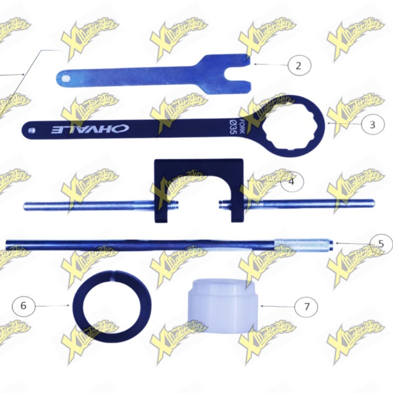 Kit attrezzi completo forcella OHRACING per Ohvale 01.FA.0290.L Kit attrezzi completo forcella OHRACING per Ohvale 01.FA.0290.L