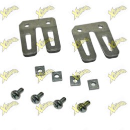 Coppia stopper lamelle minimoto con dadi e viti