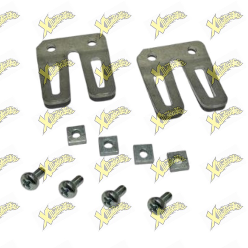 Pair of minimoto reed stoppers with nuts and screws