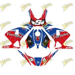 Grafica adesiva per minimoto Polini 910 rep. spiderman