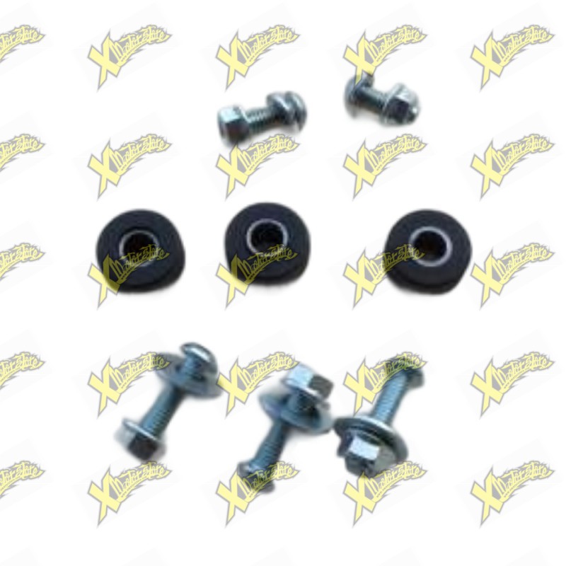 Antivibration grommets with spacers and screws for Stamas standard radiator