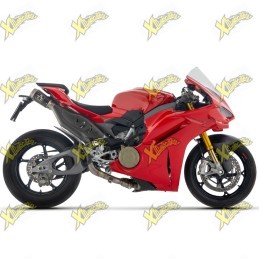 Arrow Pro-Race Titanium Black High Racing Exhaust for Ducati Panigale V4 2025 71253CP