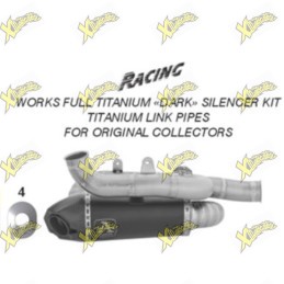 Arrow Works Racing Titanium Dark Slip-On Ducati Panigale V4 / V4S 2025 71163PKR