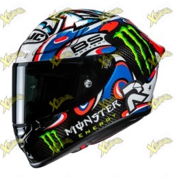 HJC RPHA 1 V2 Carbon “Quartararo Le Mans III” Helmet – Composite Fiber FIM Racing Full‑Face