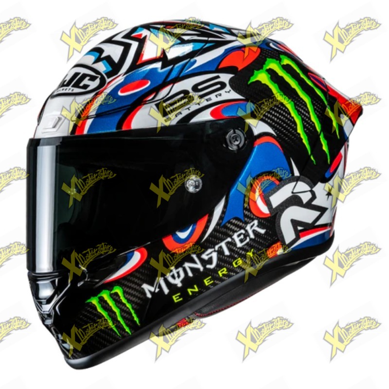 HJC RPHA 1 V2 Carbon “Quartararo Le Mans III” Helmet – Composite Fiber FIM Racing Full‑Face