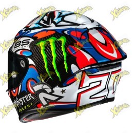 HJC RPHA 1 V2 Carbon “Quartararo Le Mans III” Helmet – Composite Fiber FIM Racing Full‑Face