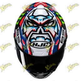 HJC RPHA 1 V2 Carbon “Quartararo Le Mans III” Helmet – Composite Fiber FIM Racing Full‑Face