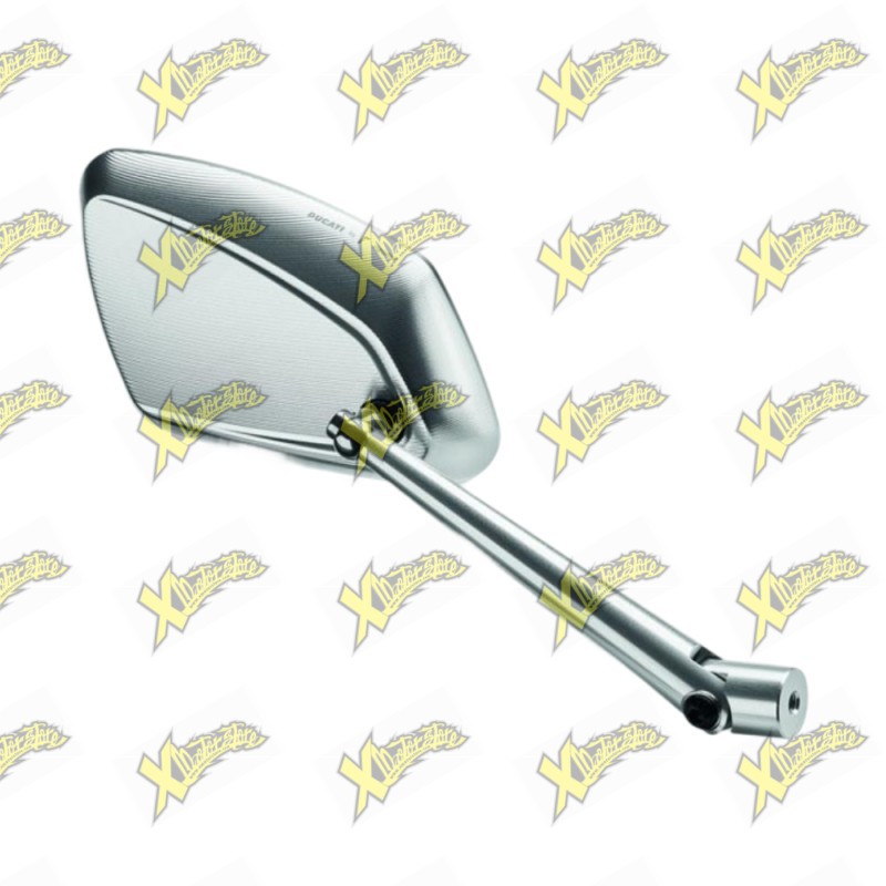 Specchio retrovisore destro Ducati in alluminio argento – Codice 96880531AB