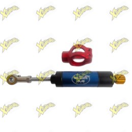Ammortizzatore di sterzo minimoto regolabile completo di collarino