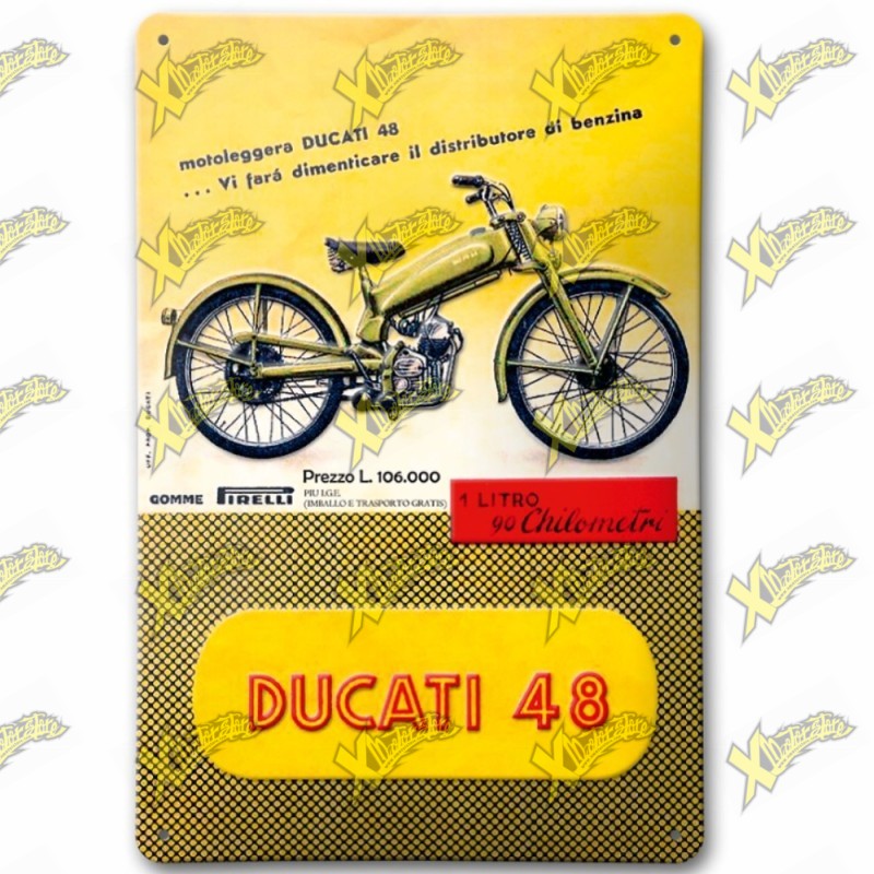 Insegna in metallo Ducati 20x30 – Codice 987694029